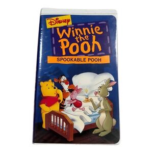 Disney Winnie the Pooh Spookable Pooh VHS‎ Tape Classic Kids Halloween Movie